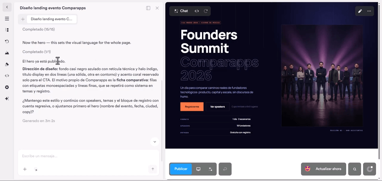 landing page ia