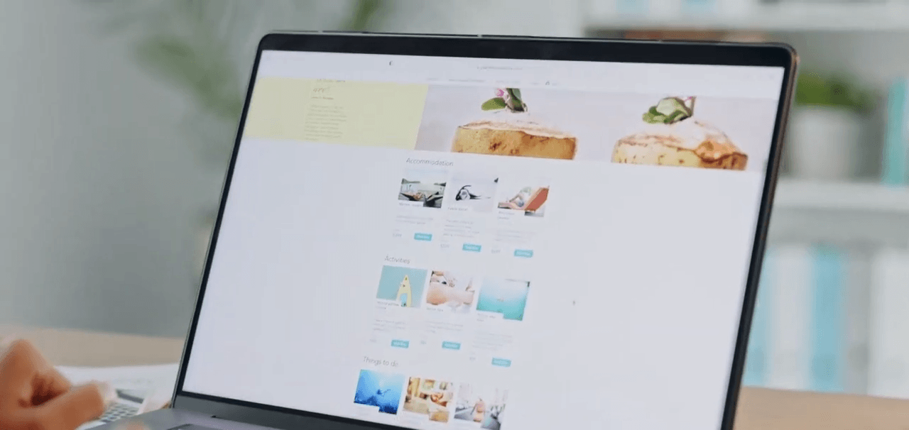 landing page