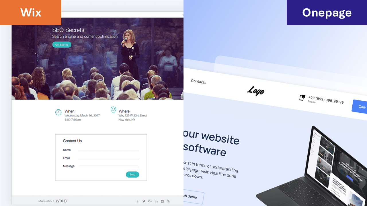 landing pages