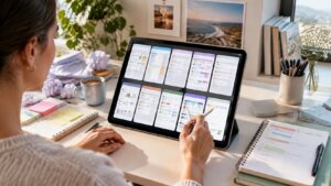 task organizer tablet planning